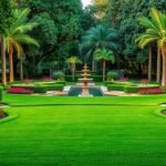 تنسيق حدائق حي الواحه بالرياض