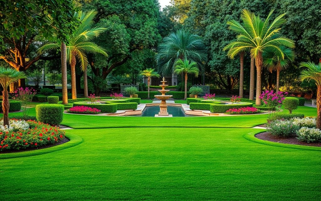 تنسيق حدائق حي الواحه بالرياض